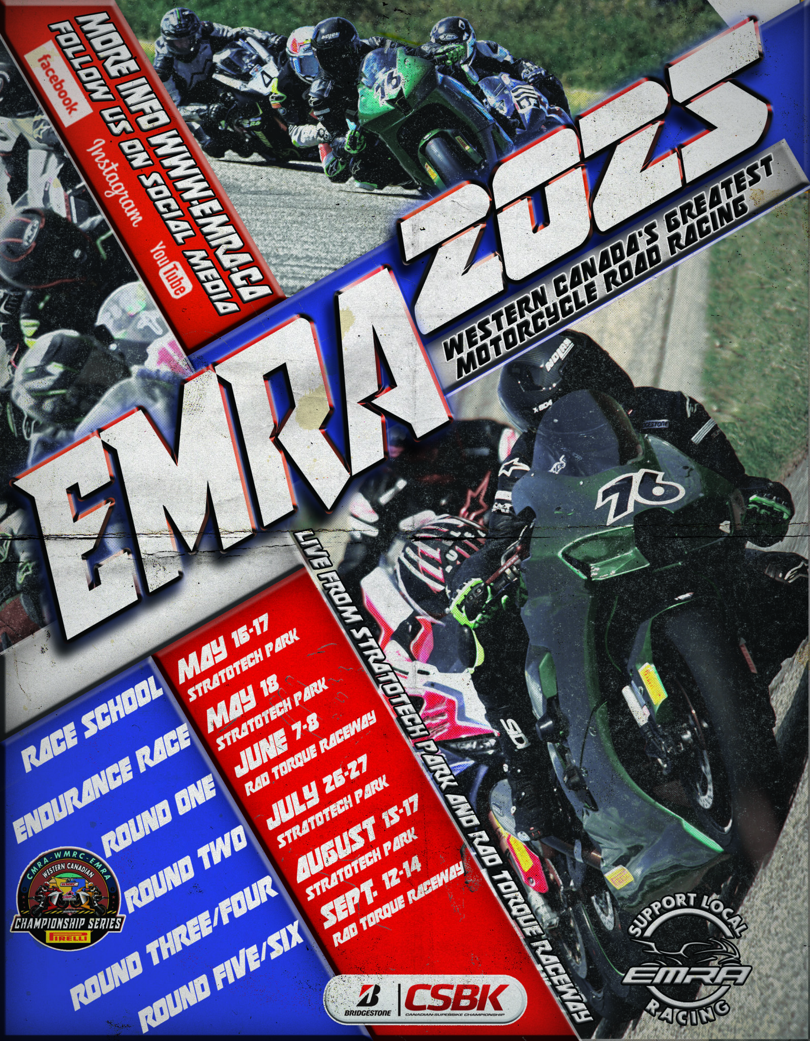 EMRA – Western Canada's Greatest Motorcycle Road Racing