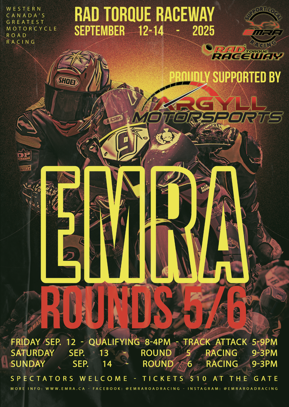 EMRA – Western Canada's Greatest Motorcycle Road Racing