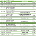 2026 Rad Schedule and Sponsors